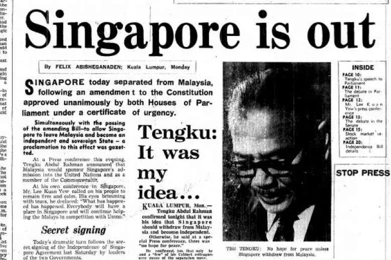 Apabila Singapura Keluar Dari Malaysia