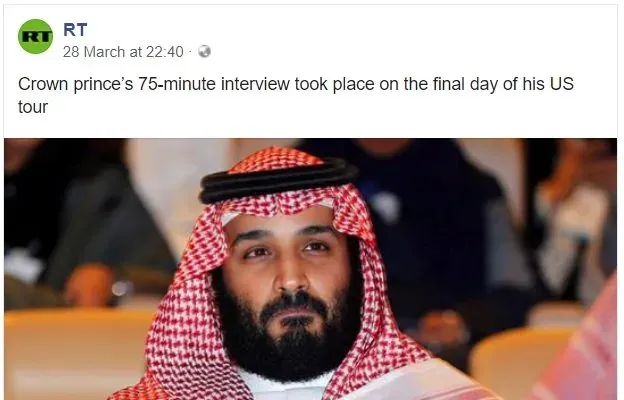 “Penyebaran Wahabi Adalah Kehendak Amerika.” – Putera Mahkota Saudi