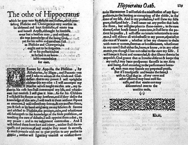 Hippocratic Oath: Sumpah Seorang Doktor