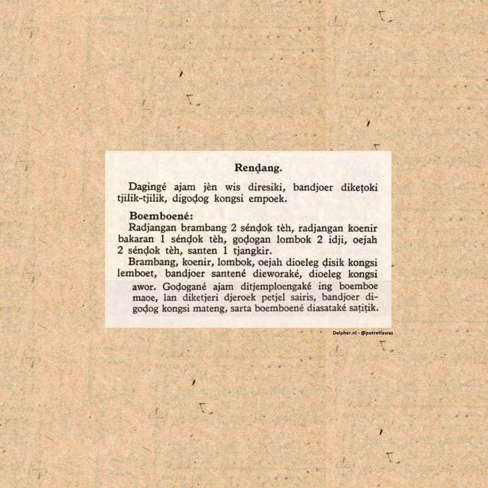 Al-Kisah Rendang Yang Menyatukan Seluruh Nusantara - The 